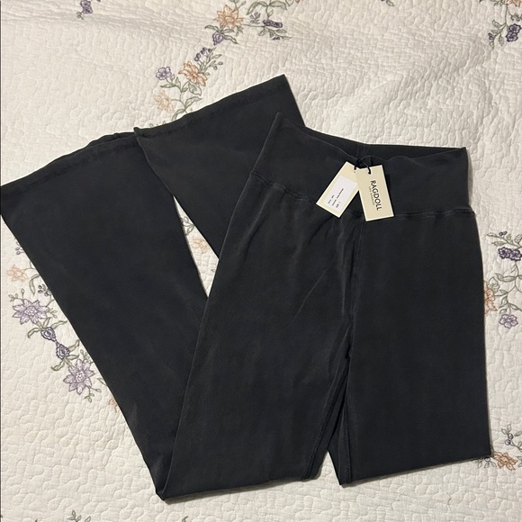 RARE!! Ragdoll LA Grey Malange Flare Pants 30” Inseam NWT! - Picture 5 of 8